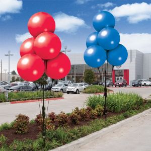 Reusable Vinyl Balloon Clusters - Solid Colors
