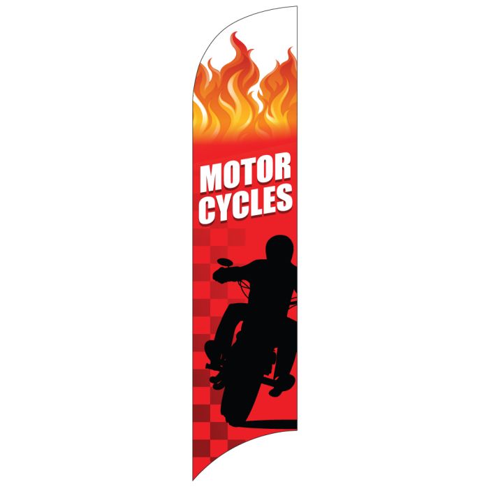 Wave Flag - "Motorcycles" Fire