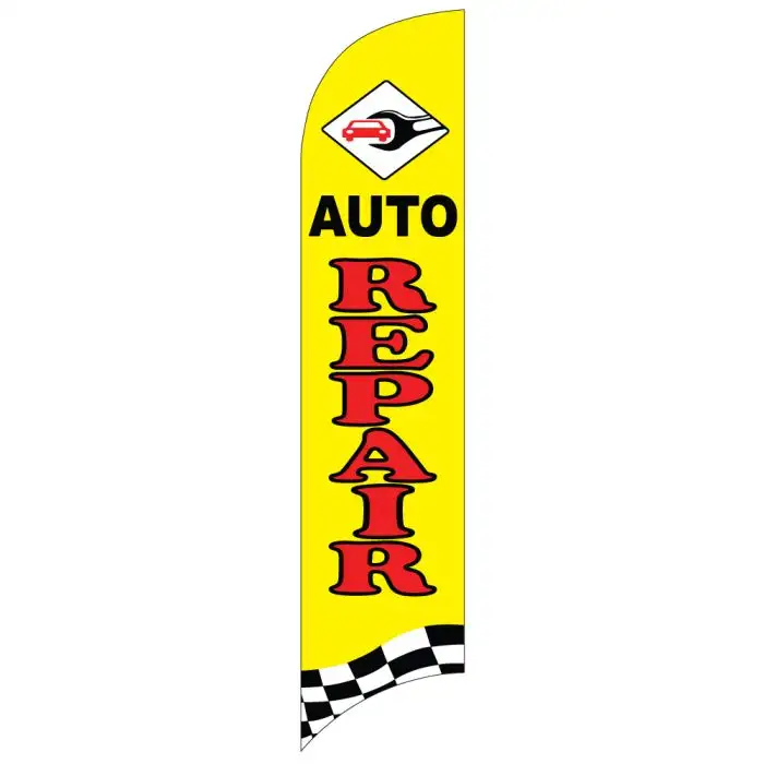Service Wave Flag - "Auto Repair"