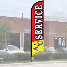 Service Wave Flag Kits - "A/C Service"