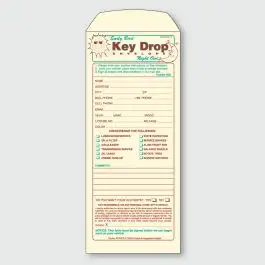 Mechanical Early Bird Key Drop Envelope