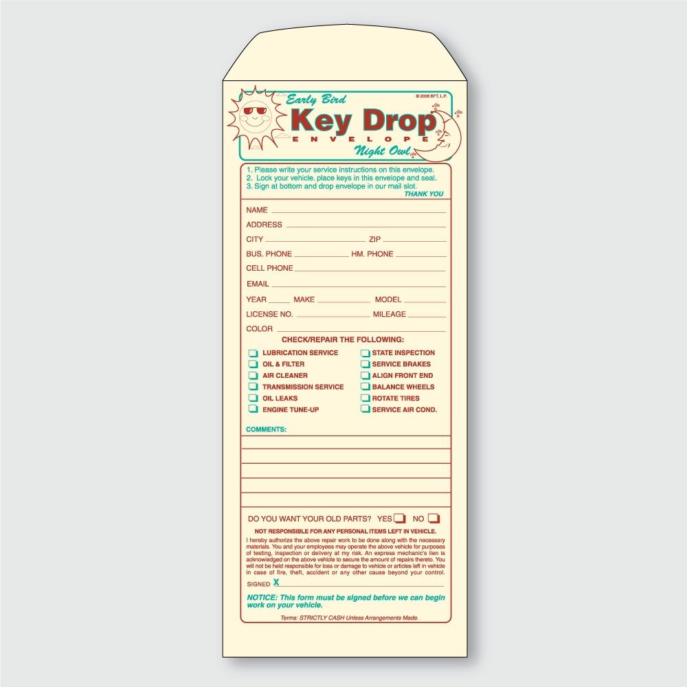 thumbnail image 2 of After Hours Key Drop Off Envelopes | EKD Series | 100 Pack – A Plus 2 of 2