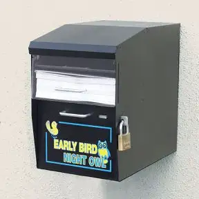 Early Bird Key Drop Box