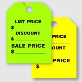 Mirror Hang Tags - "List Price"