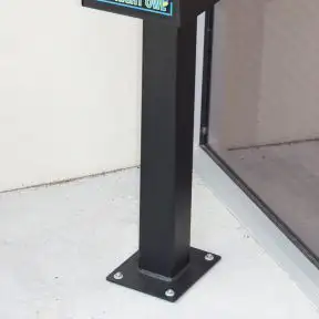 Pedestal Bases for Key Drop Boxes