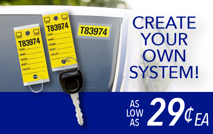 Organize your inventory with Stock Number Key Tag Sets!